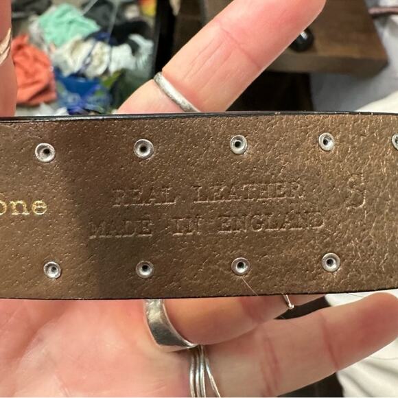 NEW NWOT Rag & Bone Brown Studded Belt